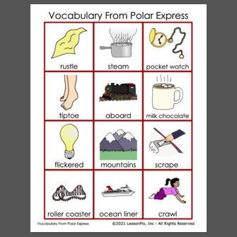 Vocabulary From Polar Express